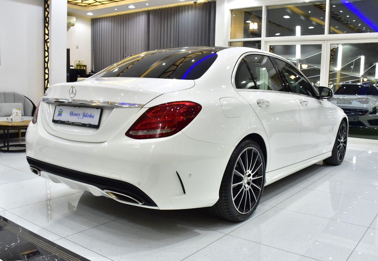 Mercedes-Benz C 200 EXCELLENT DEAL for our Mercedes Benz C200 ( 2015 Model ) in White Color GCC Specs
