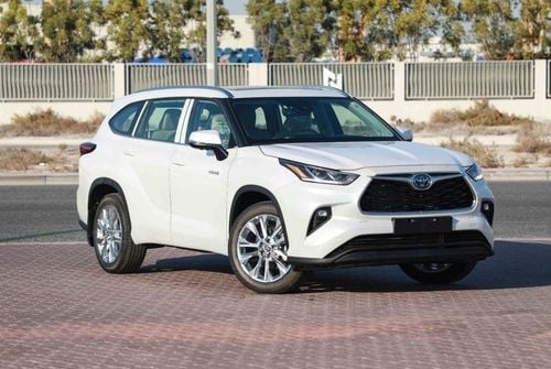 Toyota Highlander 2024 TOYOTA HIGHLANDER 2.5 VXR Hybrid - WHITE inside BEIGE | Export Only