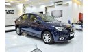 Renault Symbol EXCELLENT DEAL for our Renault Symbol 1.6L ( 2020 Model ) in Blue Color GCC Specs