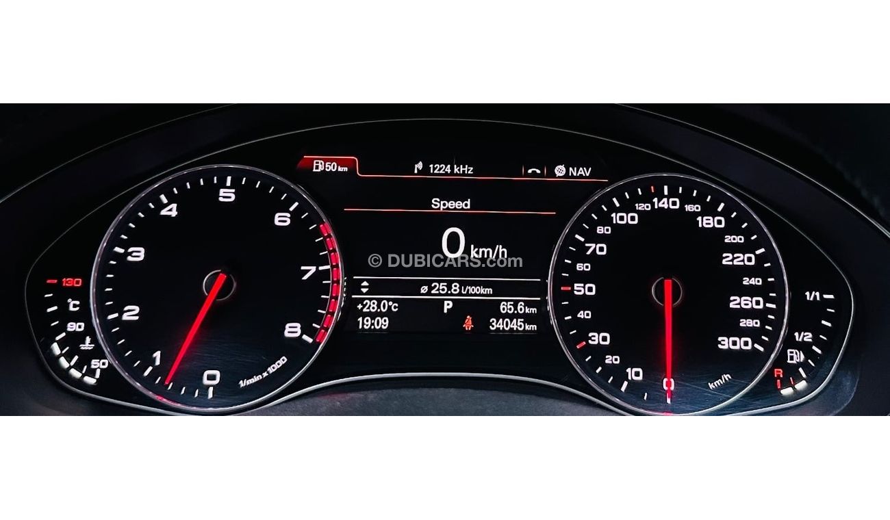 Audi A6 TFSI quattro GCC .. Low Milegea .. Perfect Condition .. V6 .. Original Paint .. 2,8