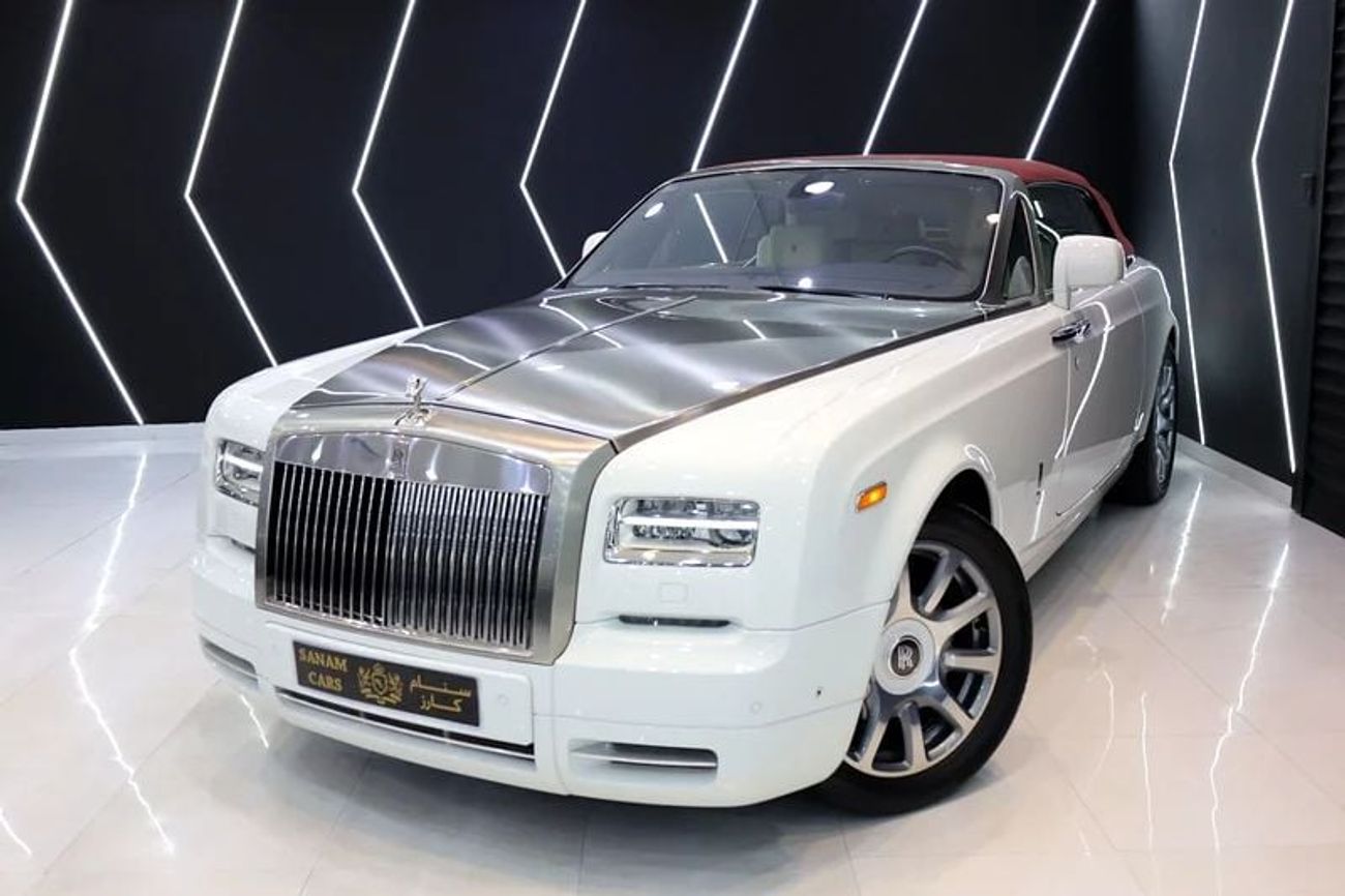 Rolls Royce Phantom COUPE DROPHEAD 2013 Rolls-Royce Phantom Drophead, Brushed Stainless-Steel Bonnet, Teak Yacht Deck, GCC Specs!!