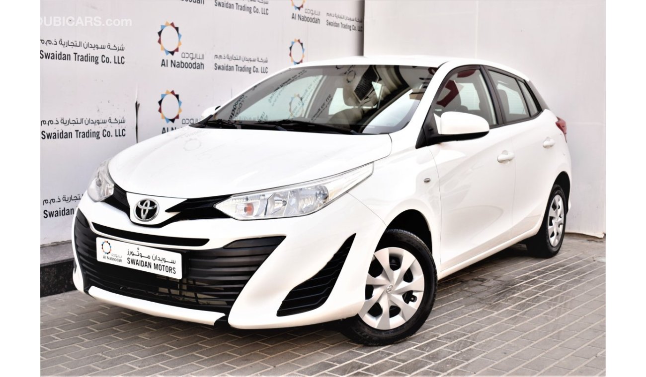 تويوتا يارس AED 1076 PM | 1.3L SE HB GCC DEALER WARRANTY