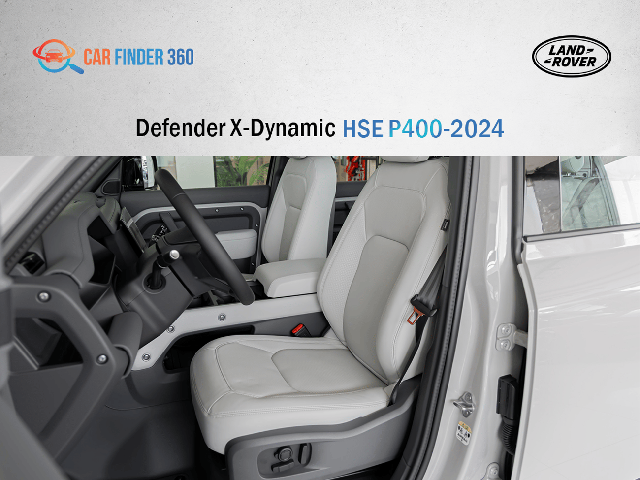 Land Rover Defender Land Rover Defender X-Dynamic HSE P400 - Nardo grey  - White Interior -  2026 - GCC(Export Only)