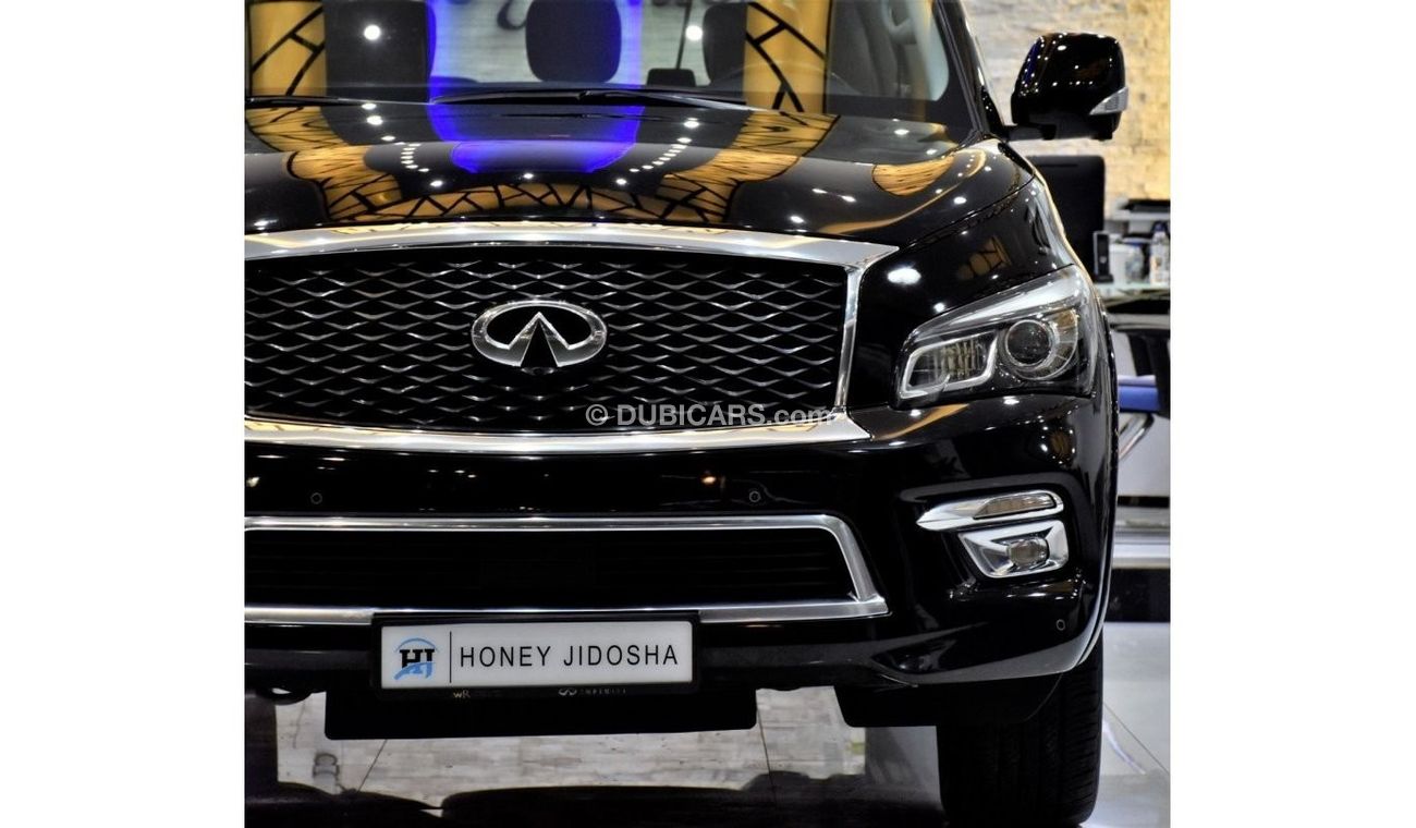 إنفينيتي QX80 EXCELLENT DEAL for our Infiniti QX80 ( 2017 Model ) in Black Color GCC Specs