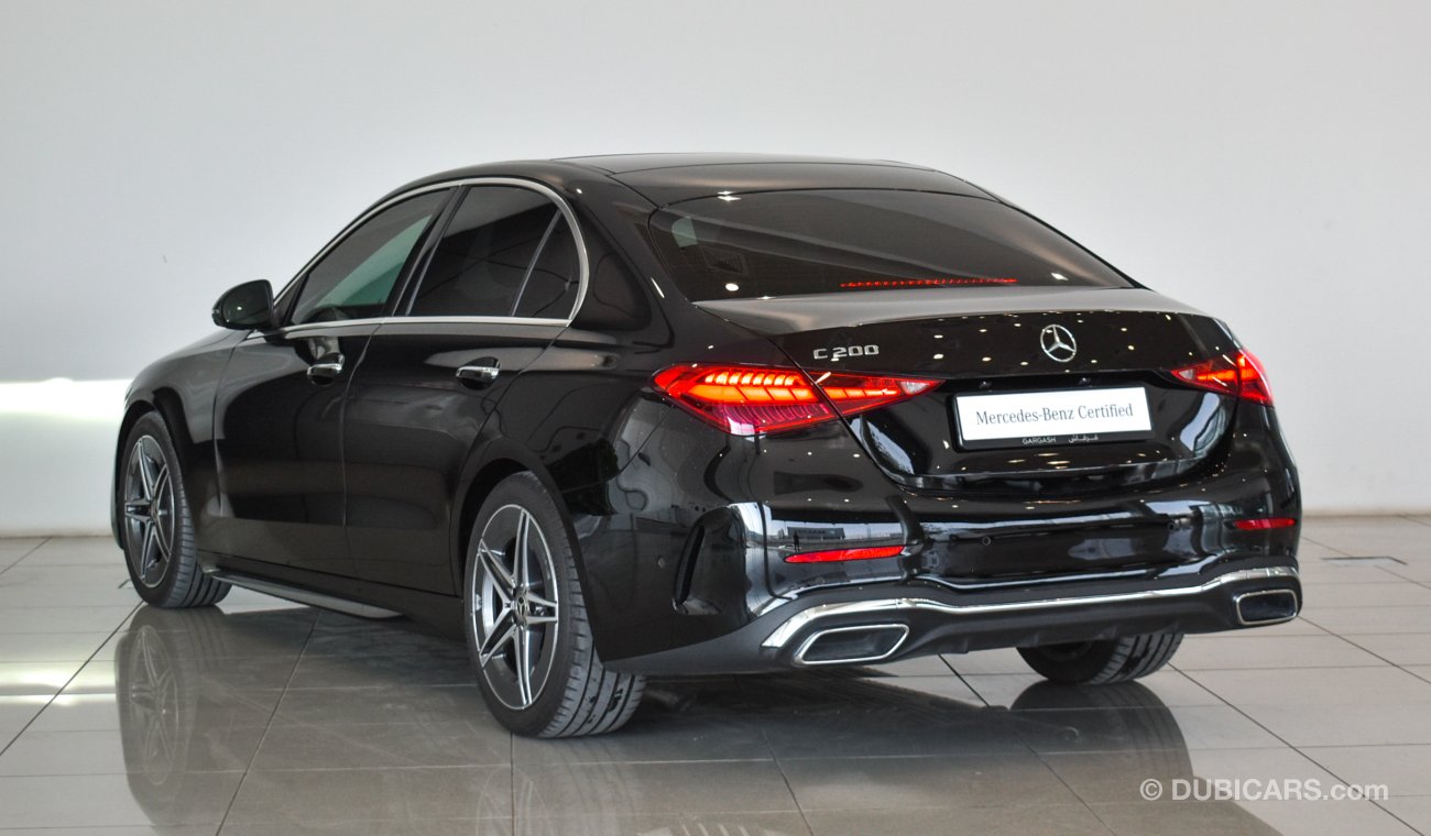 مرسيدس بنز C200 SALOON / Reference: VSB ***** Certified Pre-Owned with up to 5 YRS SERVICE PACKAGE!!!