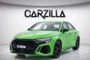 Audi RS3 STANDARD 2022 | Original Paint l AED 3,427 / Monthly