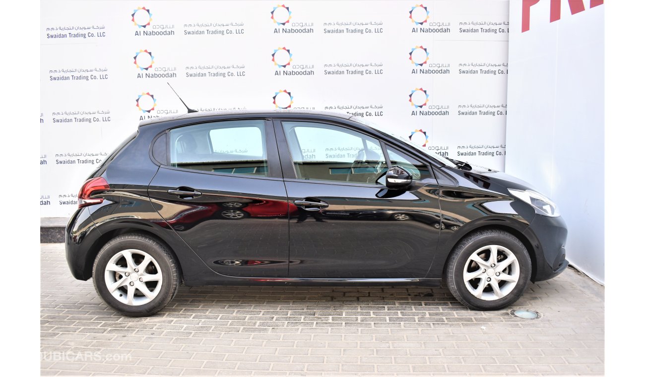 Peugeot 208 1.6L ACTIVE+ 2019 GCC SPECS WITH AGENCY WARRANTY UP TO 2024 OR 100,000KM