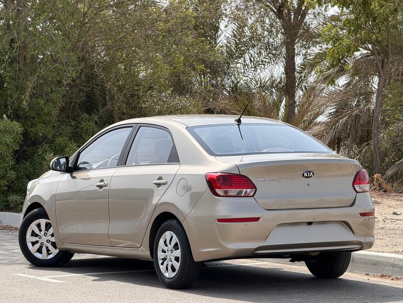 Kia Pegas LX 380/- Monthly l GCC l Cruise, Camera, GPS I Accident Free