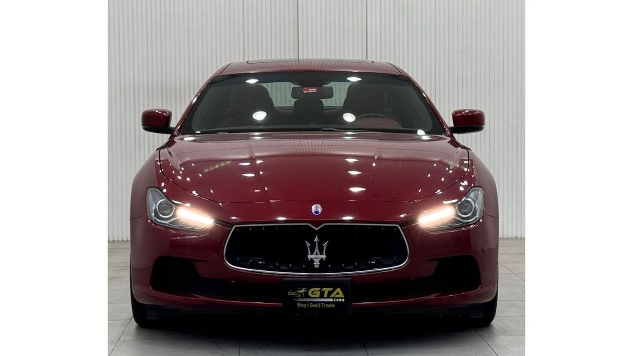 مازيراتي جيبلي 2016 Maserati Ghibli Ermenegildo Zegna Edition, Service Package, Full Service History, GCC