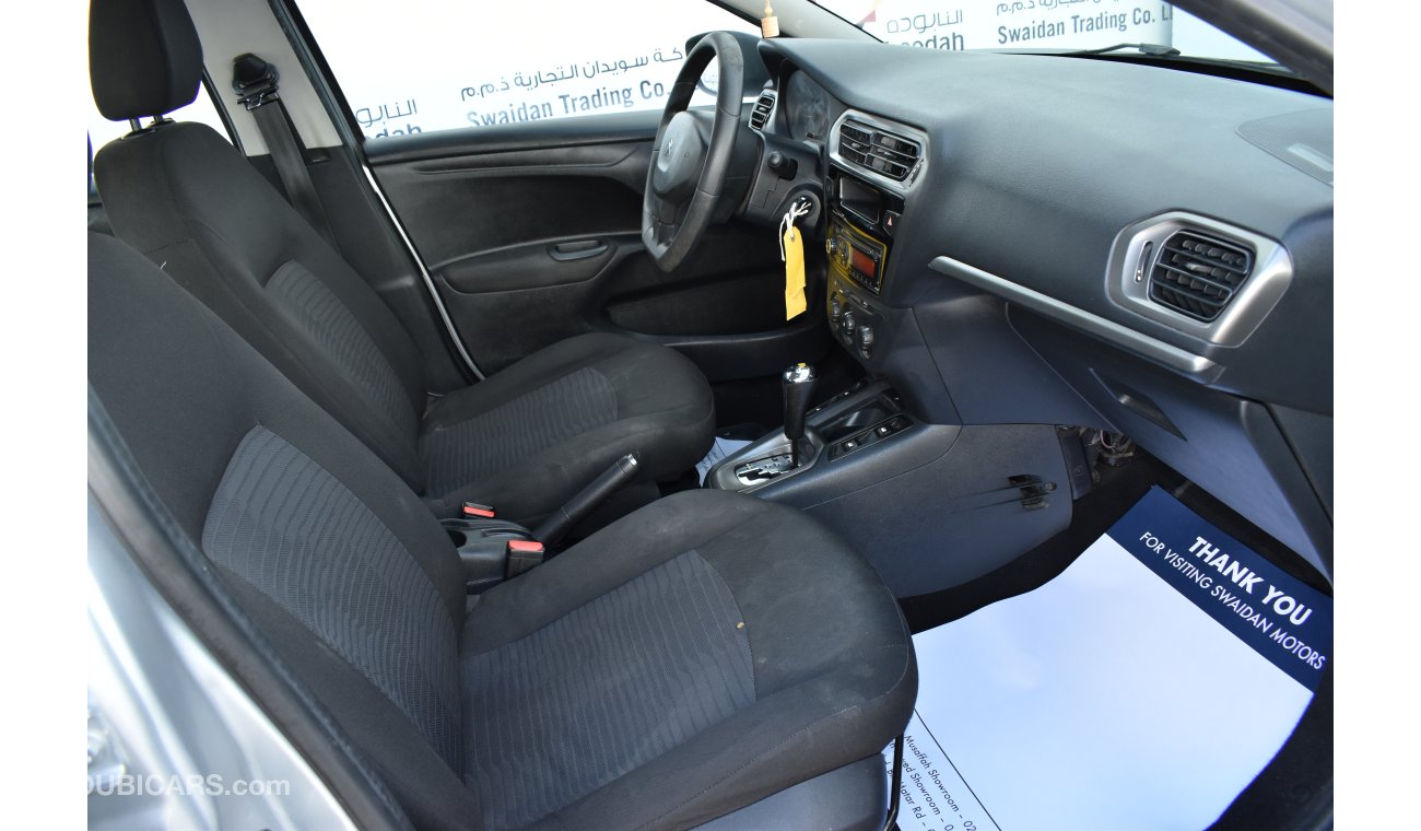 Peugeot 301 1.6L ACCESS 2015 MODEL GCC SPECS