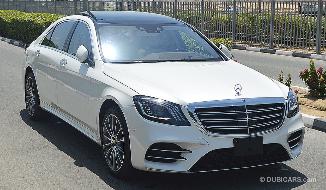 Mercedes-Benz S 560 2018 4MATIC 4.0L V8 0km, GCC Specs with 2 Years Unlimited Mileage Warranty