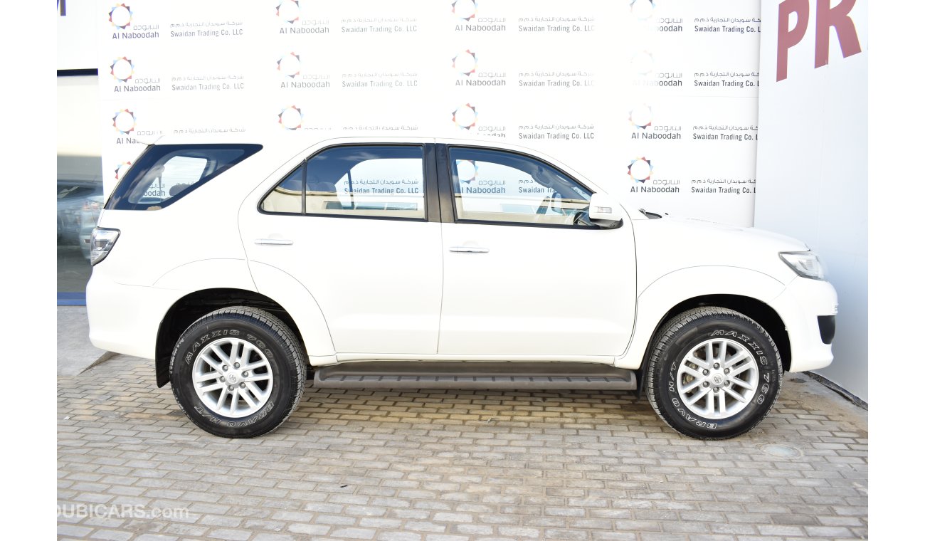 Toyota Fortuner 2.7L EXR 2015 GCC SPECS WITH DEALER WARRANTY