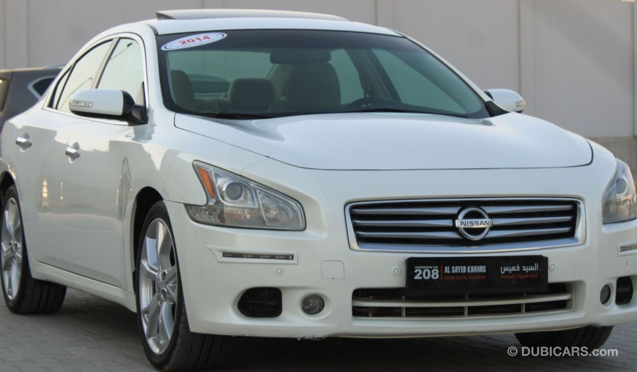 Nissan Maxima SR Nissan Maxima 2014 GCC in excellent condition, full option, without accidents