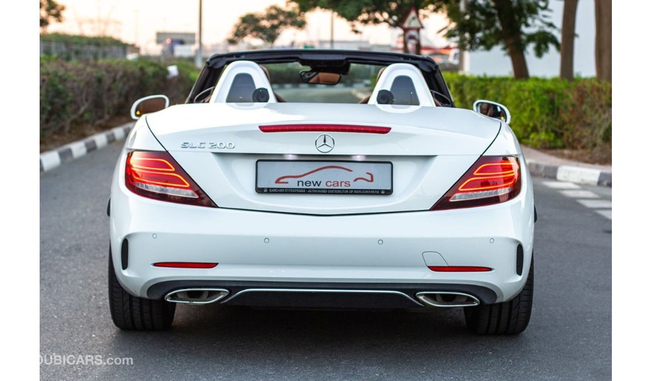 مرسيدس بنز SLC 200 MERCEDES SLC 200 - 2017 - FSH - GCC - 2725 AED/MONTHLY - DEALER WARRANTY TIL 2020 + SERVICE FREE