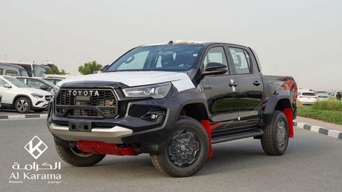 تويوتا هيلوكس GR SPORT | 2.8L Automatic 4x4 Transmission | Diesel Engine | Wide Body | GCC Specs