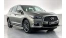 Infiniti QX60 Comfort / Luxe Sensory | 1 year free warranty | 0 down payment | 7 day return policy