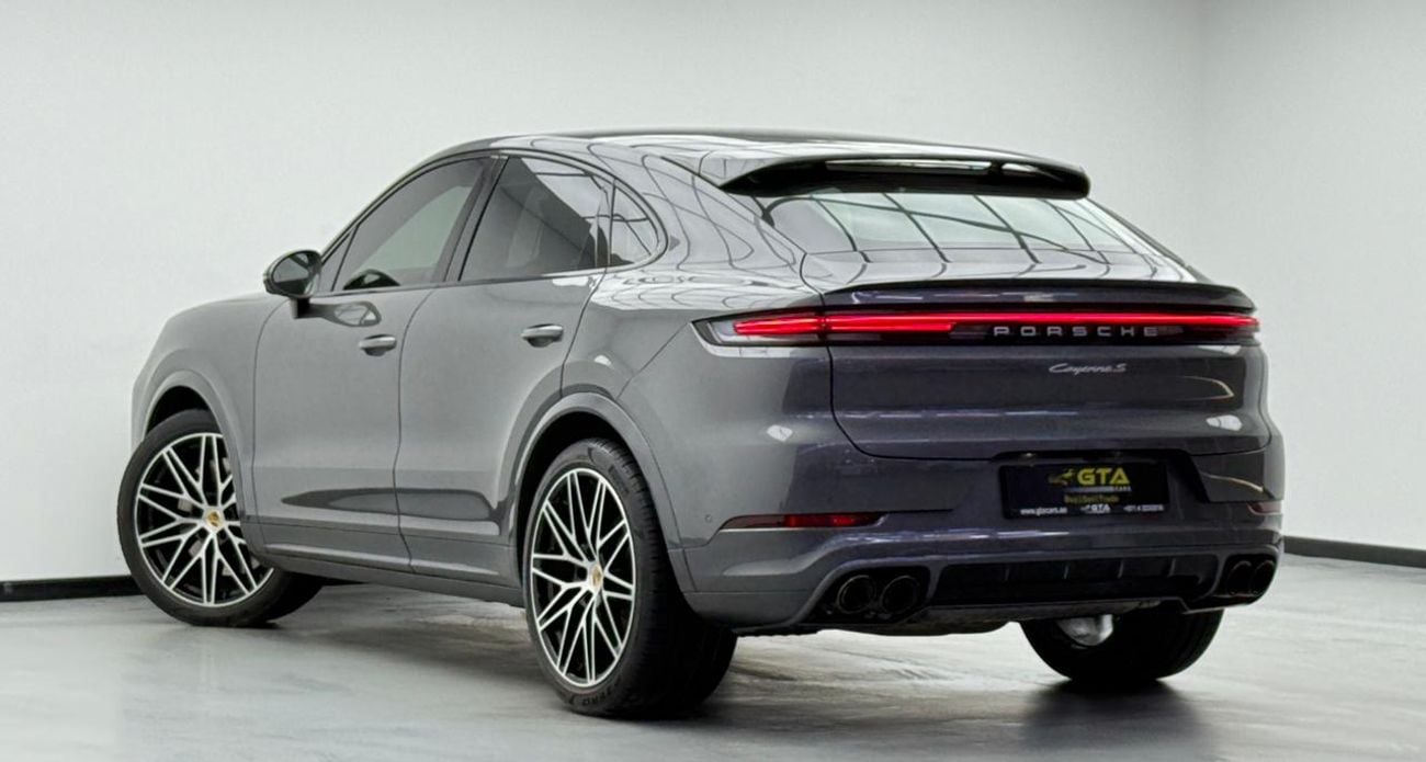 بورش كايان 2024 Porsche Cayenne S Coupe, 10/2026 Porsche Warranty, Porsche Service History, GCC