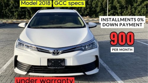 Toyota Corolla GLI Model 2018 | GCC Specs | 1600cc V4 engine | Bank loan available