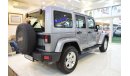 Jeep Wrangler ( ORIGINAL PAINT ( صبغه وكاله  ) Amazing Jeep Wrangler Sahara Unlimited 2016 Model!! in Silver Color