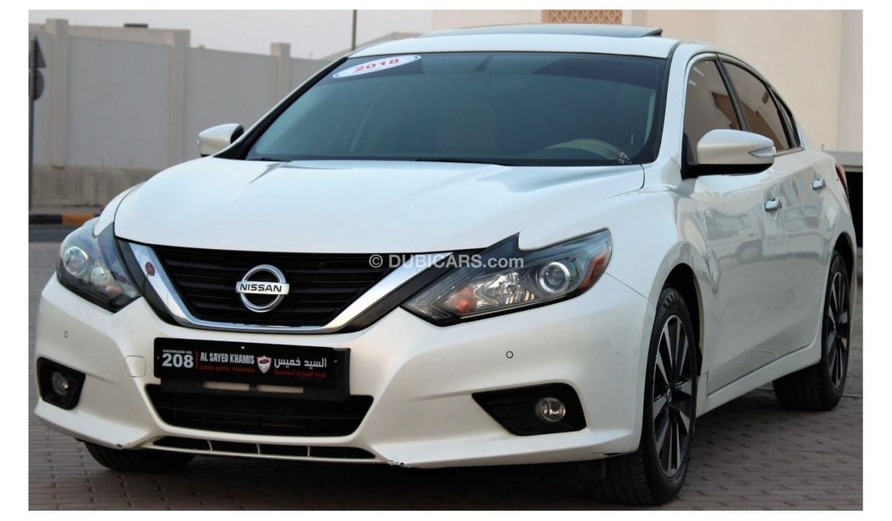 نيسان ألتيما نيسان التيما 2018 خليجي رقم 1 فل اوبشن بدون حوادث نظيفه جدا من الداخل والخارج