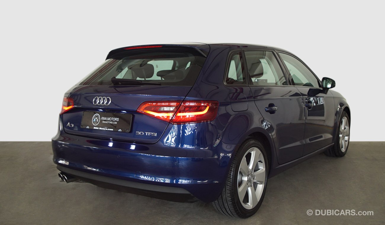 Audi A3 2014 30TFSI (Audi Warranty)