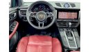 Porsche Macan std std std std std 2019 Porsche Macan Full Option, Full Porsche Service History, Warranty, GCC