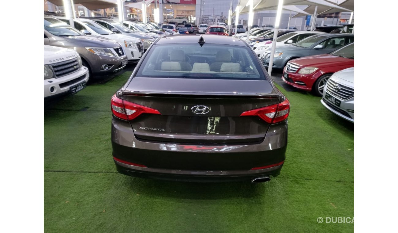 Hyundai Sonata 2015 model, cruise control, wheels, sensors, air conditioning, fog lights, in excellent condition, y