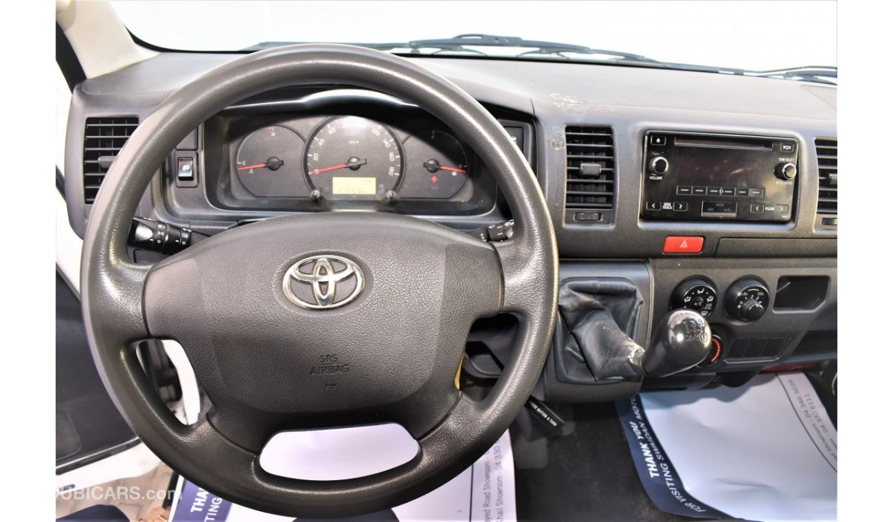 Toyota Hiace 2.7L GL M/T WITH REAR A/C UNIT VAN 2017 GCC