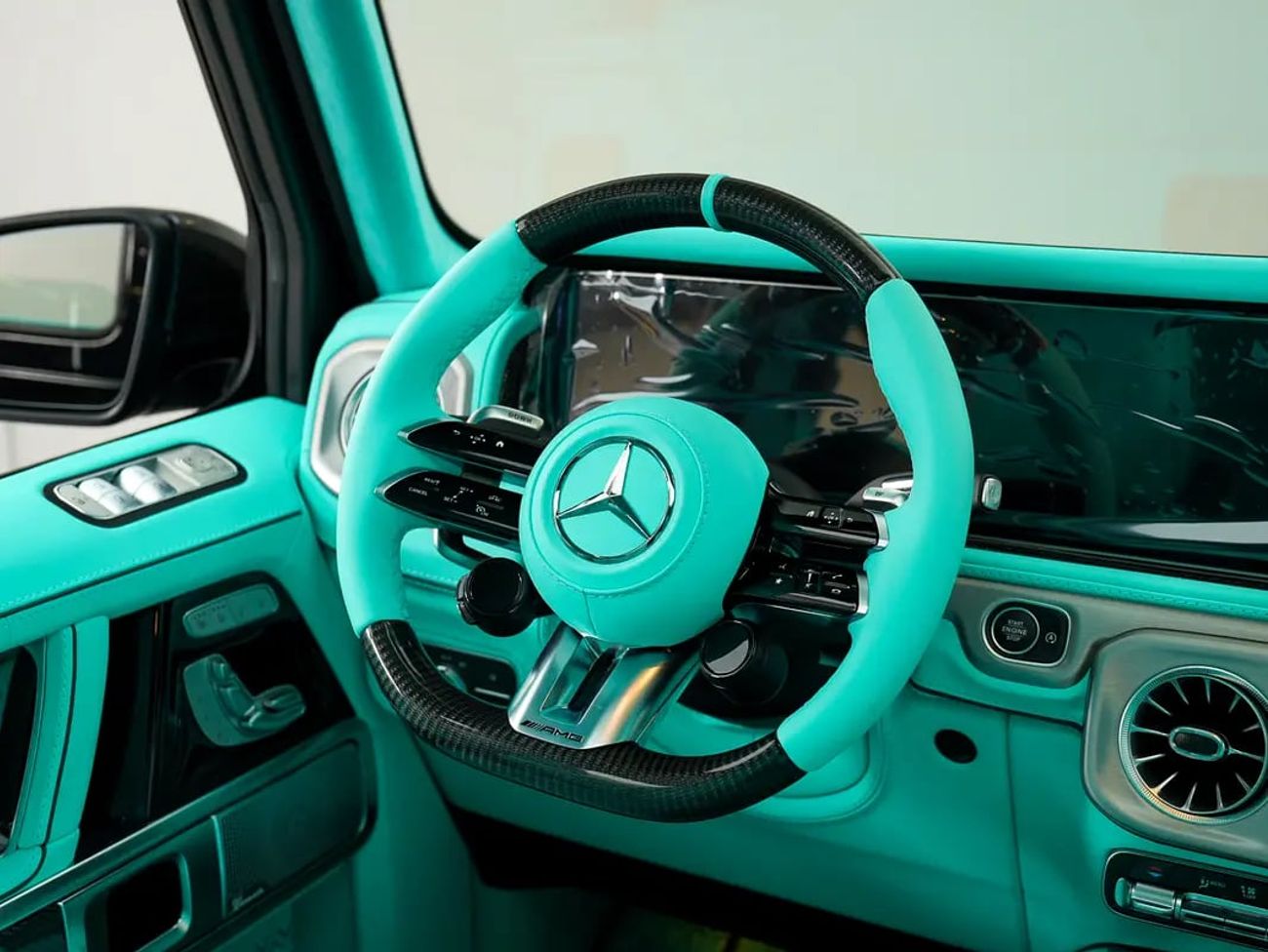 Mercedes Benz G63 AMG BRABUS G800 G63 AMG Brabus Kit | KM | Tiffany Blue Interior