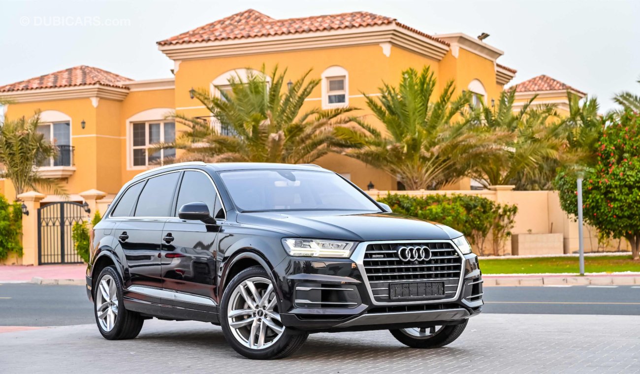 أودي Q7 45TFSI S-Line | AED 3,016 Per Month | 0% DP | Fully Loaded | 30/11/2021 Service Contract