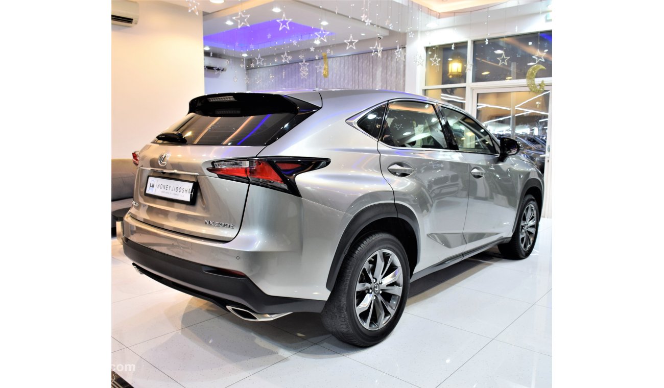 لكزس NX 200 LOW MILEAGE! EXCELLENT DEAL for our Lexus NX 200t F-Sport 2017 Model!! in Silver Color! GCC Specs