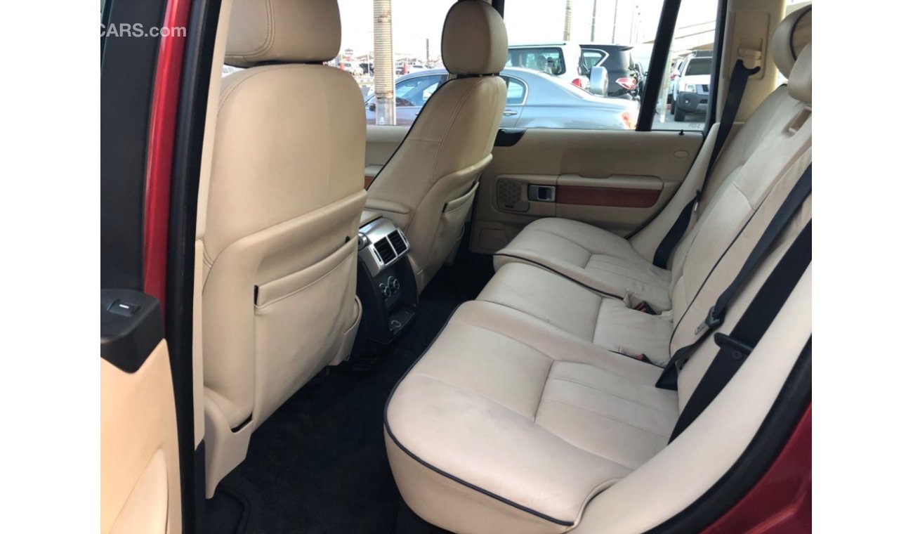 Land Rover Range Rover HSE رانج فوج 2008 خليجي بدون سوبر نظيف لايعاني من اي مشاكل