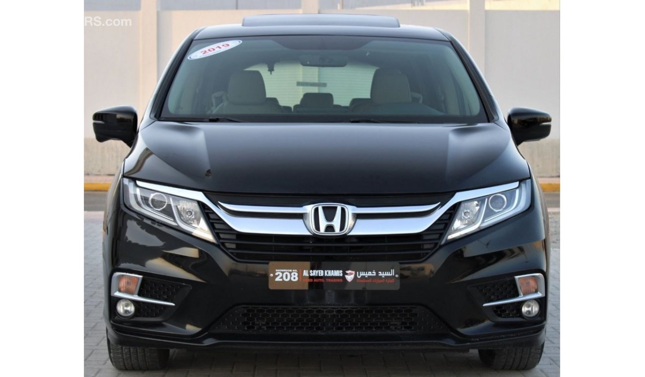 Honda Odyssey Honda Odyssey 2019 GCC Full Option No. 1 in good condition, without paint, without accidents, very c