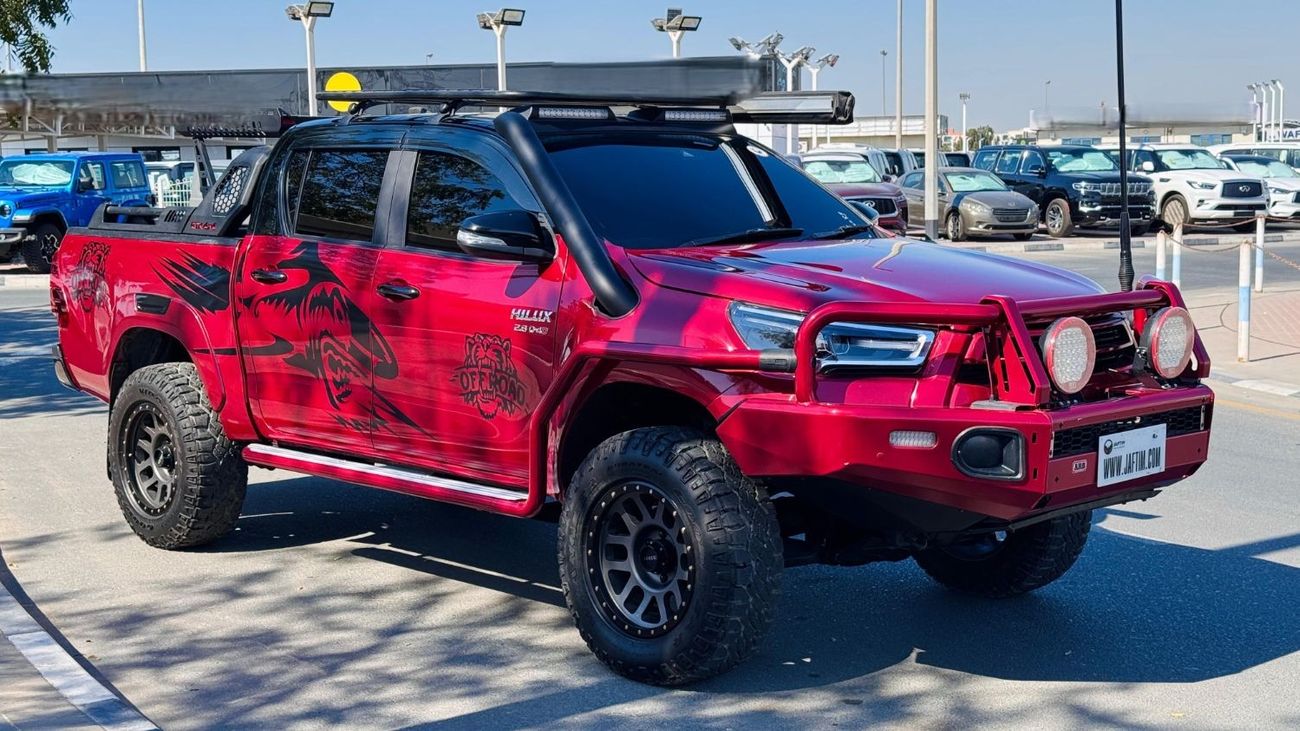 Toyota Hilux OFF ROAD MODIFIED DOUBLE CABIN PICKUP | 2.8L DIESEL ENGINE | RHD | 2023 | MANUAL TRANSMISSION | SIDE