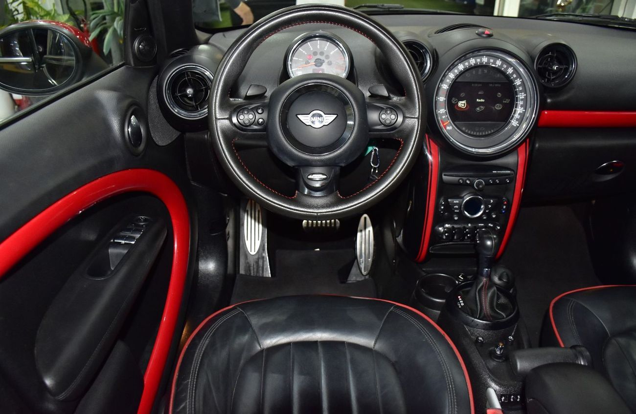 ميني جون كوبر كونتري مان EXCELLENT DEAL for our Mini Countryman John Cooper Works ( 2014 Model ) in Black Color GCC Specs