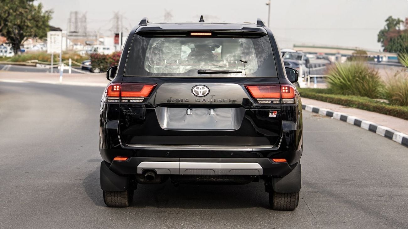 تويوتا لاند كروزر GRS 3.5L - Attitude Black-GR-S Black Inside Dark Red | Export Only
