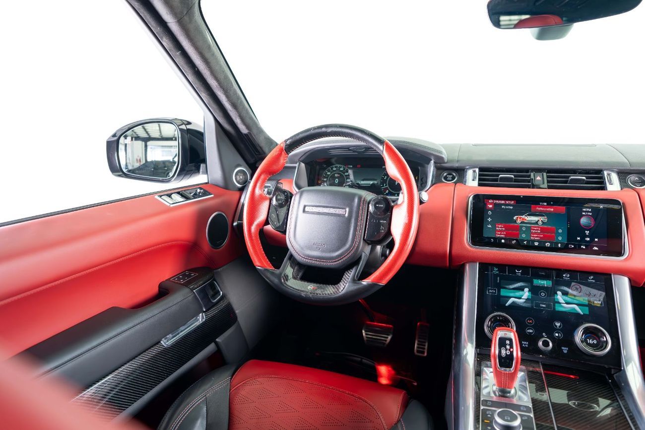 Land Rover Range Rover Sport SVR 5.0L (575 HP) AWD Range Rover Sport SVR Ultimate Edition-Bespoke Color-Black/Red Interior-Black 