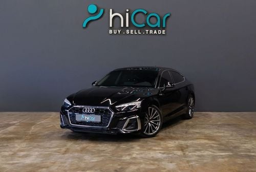 Audi A5 40 TFSI S Line 2.0L (187 HP) AED 2,107  pm • 0% Downpayment • Audi A5 40TFSI S-Line • 1 Year Warrant