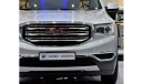 جي أم سي أكاديا EXCELLENT DEAL for our GMC Acadia SLE AWD ( 2017 Model ) in Silver Color GCC Specs