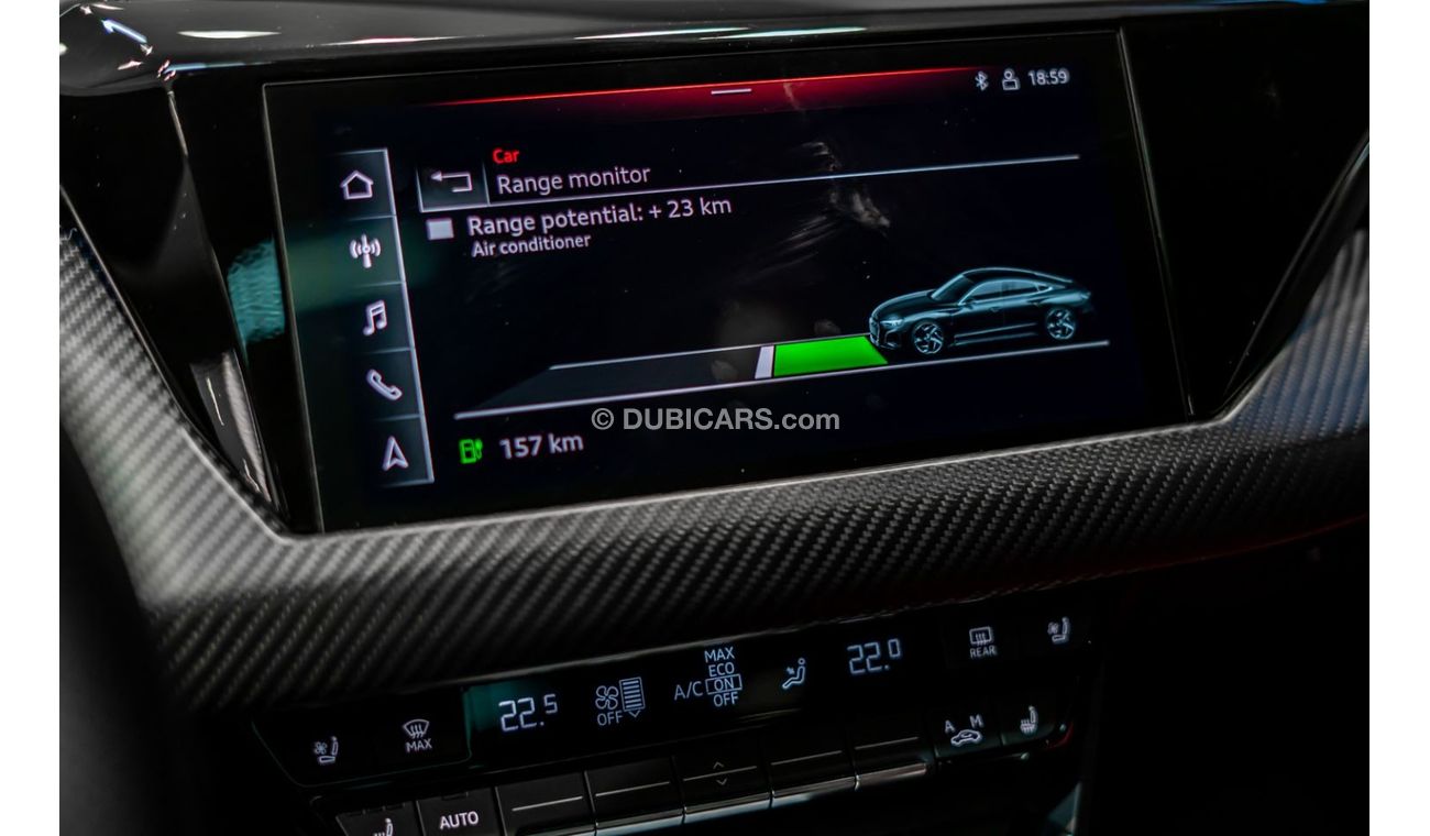 Audi etron 2022 Audi E-Tron GT, 2027 Audi Warranty + Service Contract, Carbon Interior, Low KMs, GCC