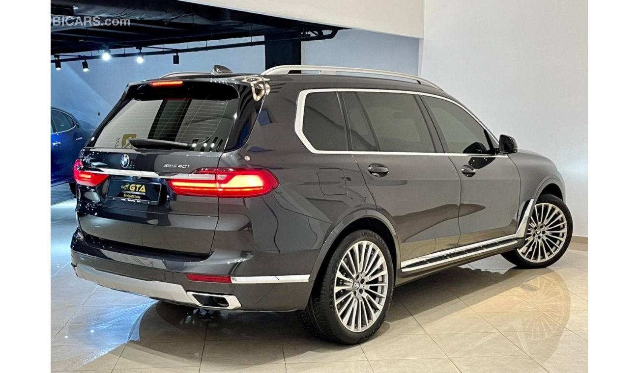 بي أم دبليو X7 2019 BMW X7 xDrive40i, 2024 BMW Warranty + Service Package, Fully Loaded, Low KMs, GCC