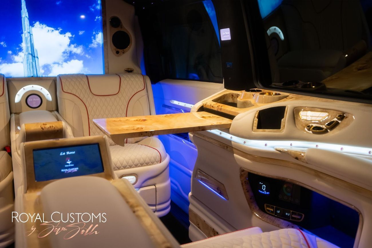 مرسيدس بنز V 300 “LA ROSE” – 1 Of 1 CONCEPT - Handcrafted by ROYAL CUSTOMS in Dubai