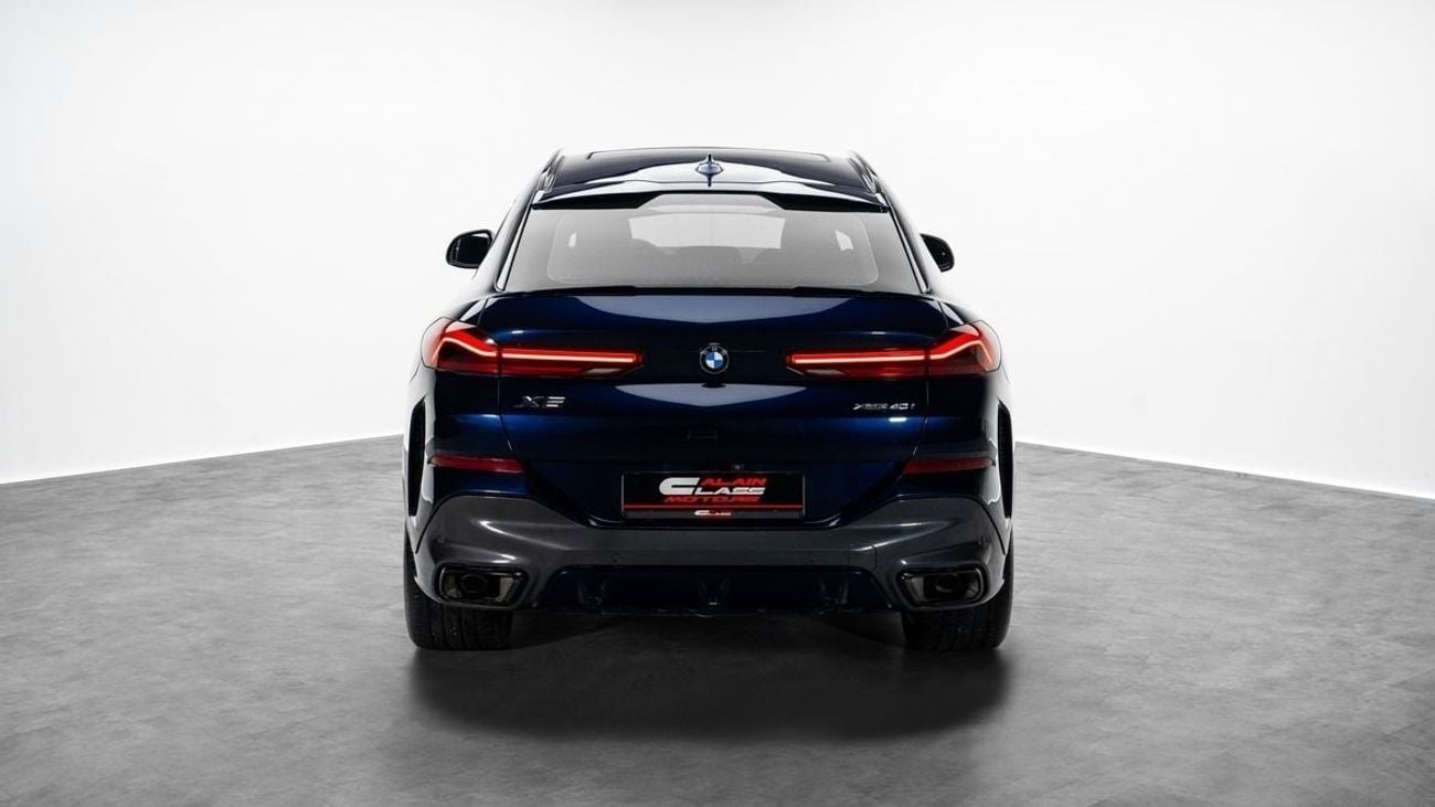 BMW X6 XDrive40i - 2023 - GCC Specs - Under Warranty and Service Contract