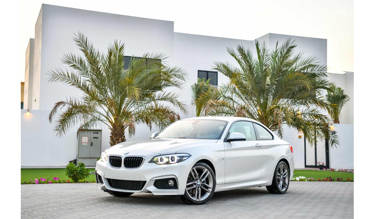 BMW 220i i M-Kit - Brand New! - GCC - AED 2,428 Per Month! - 0% DP