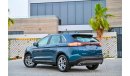 Ford Edge Titanium V6  | 1,645 P.M | 0% Downpayment | Full Option | Spectacular Condition!