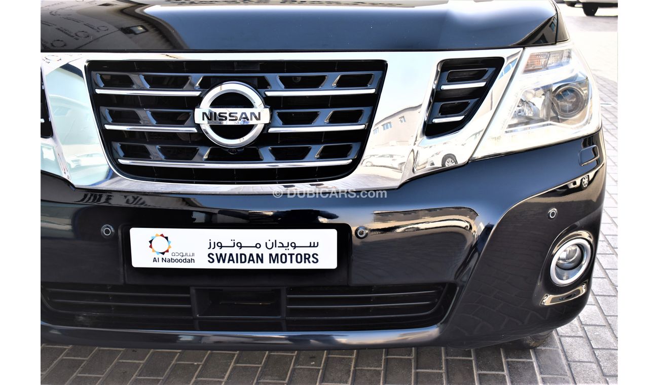 Nissan Patrol AED 3330 PM | 5.6L LE PLATINUM CITY GCC DEALER WARRANTY