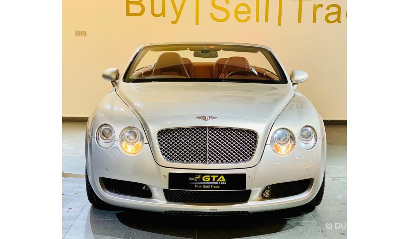 Bentley Continental GTC 2008 Bentley Continental GTC, Service History, GCC, Low Kms