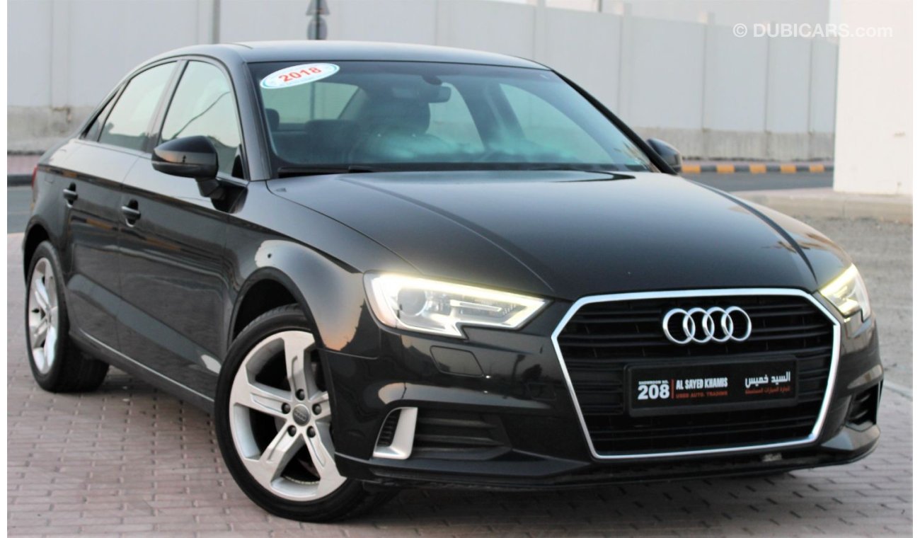 Audi A3 Audi A3 2018 GCC in excellent condition without accidents, very clean from inside and outside