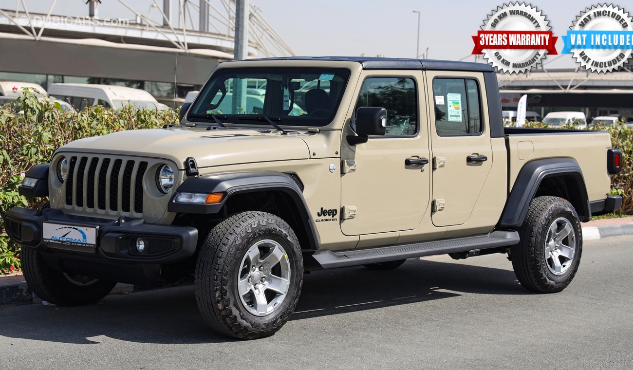 جيب جلادياتور 2020  Sport 4X4, 3.6L V6 GCC, 0km , W/ 3 Yrs or 100K km Warranty @ Trading Enterprises