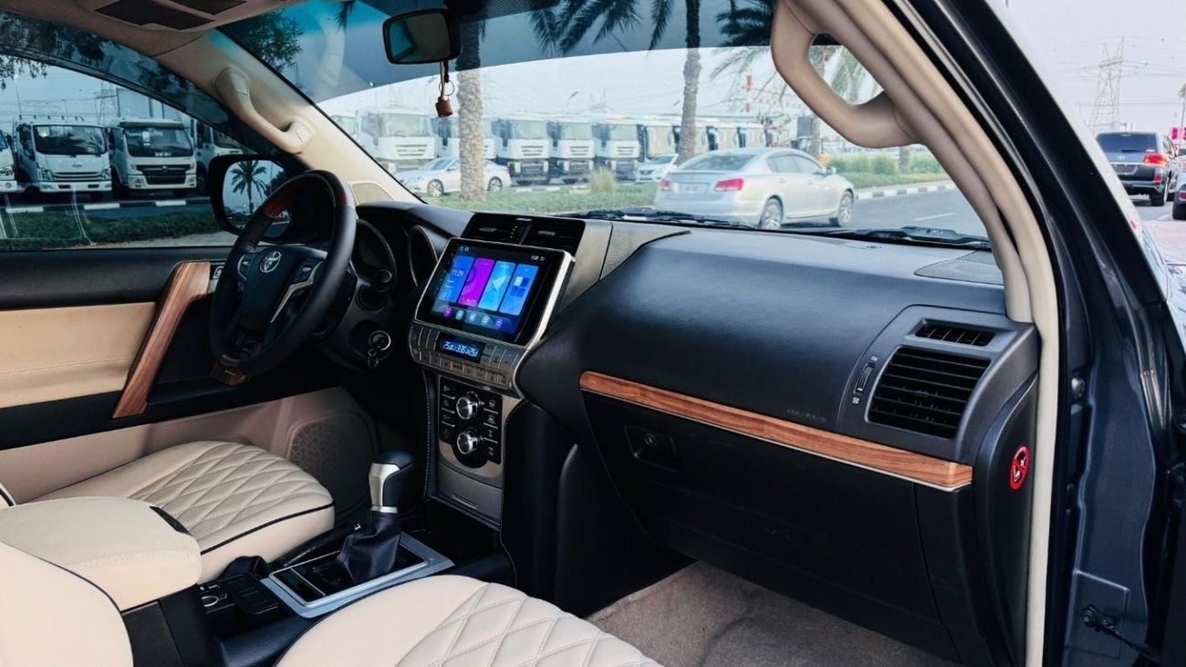 Toyota Prado MODIFIED TO 2023 MODEL WITH GR STYLE FRONT GRILL | PREMIUM BEIGE INTERIOR | 2010 | LHD | 2.7L PETROL